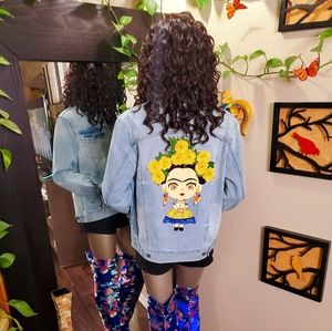 Denim jacket customized